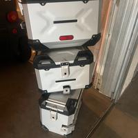 Tris valigie originali harley-davidson nuove