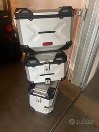 Tris valigie originali harley-davidson nuove