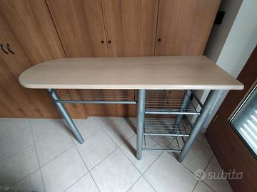 Tavolo Bar / Tavolo Snack da Cucina con Ripiani