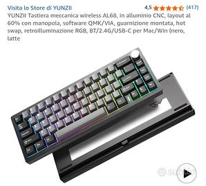 Tastiera Meccanica Wireless YUNZII AL68