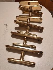 7 maniglie per finestre in ottone