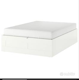 Letto contenitore matrimoniale con materasso