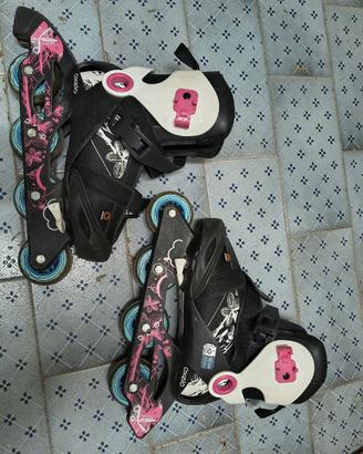 pattini a rotelle in linea decathlon 32/34 bimba