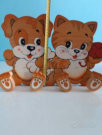 Appendiabiti doppio Bartucci cane e gatto