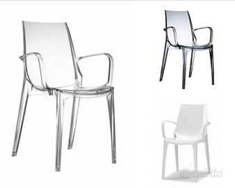 SET 2 SEDIE SCAB VANITY CON BRACCIOLI 2654