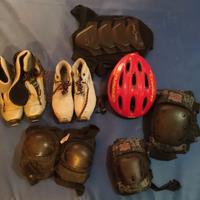 Casco e protezioni per bambino/ragazzo 