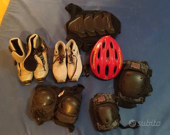 Casco e protezioni per bambino/ragazzo 