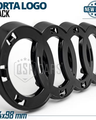 Porta Logo con Logo Audi per Griglia Nido D'ape