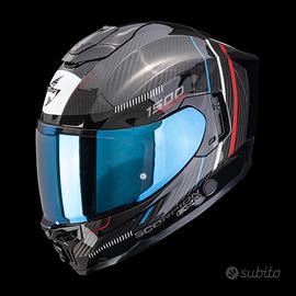 Scorpion EXO-1500 Carbon Air Zity Black-Red-Blue T