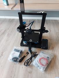 Stampante 3d Ender 3 V2 completa di upgrade