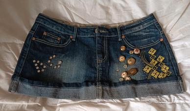 Minigonna in jeans 