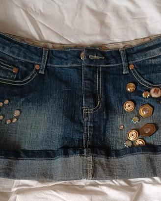 Minigonna in jeans 