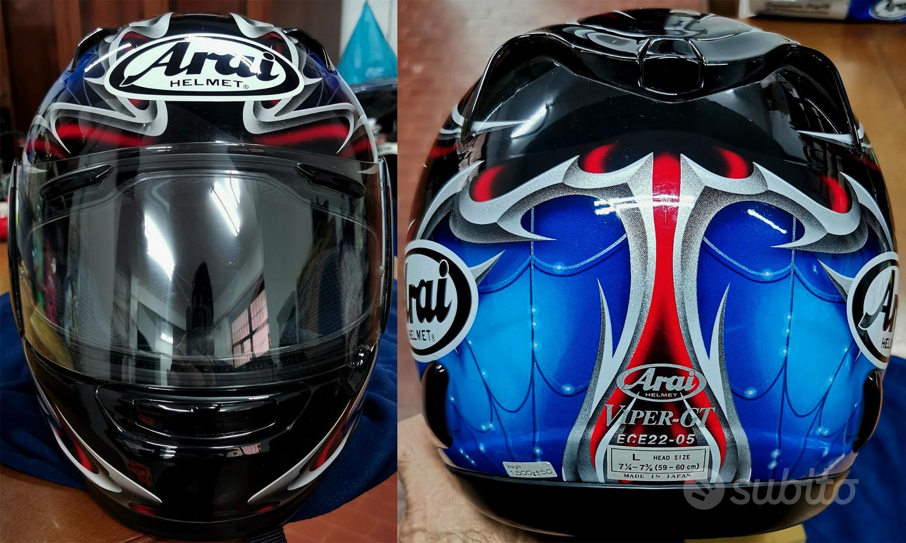 CASCO ARAI VIPER-GT ORIGINALE INTEGRALE DRUDI PERFORMANCE TAGLIA M