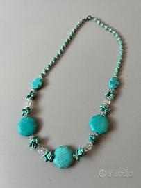 Collana in Turchese Originale Nuova