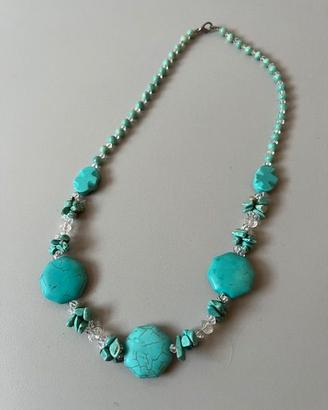Collana in Turchese Originale Nuova