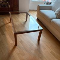 Tavolino da salotto | Legno e Vetro temperato