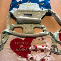 Porta bimbi e 2 copertine per neonati