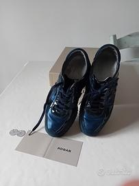 hogan blu di vernice 
