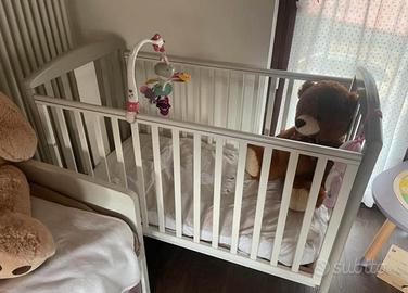 Lettino Pali Teo Bianco con Kit Doppia Altezza