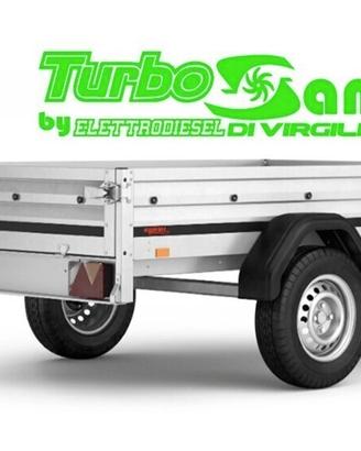 Carrello Ellebi con ruote esterne senza freni
