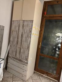 armadio a due ante alto 280cm