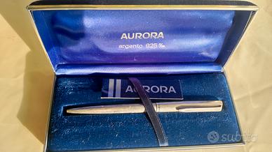 ARGENTO MASSICCIO 925 PENNA ROLLER AURORA VINTAGE