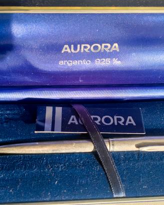 ARGENTO MASSICCIO 925 PENNA ROLLER AURORA VINTAGE