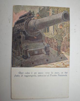 Cartolina Franchigia R. Esercito WWI Prestito 
