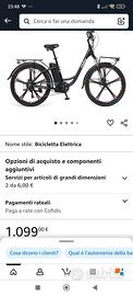 Bici Elettrica da donna con  cambio 6 marce