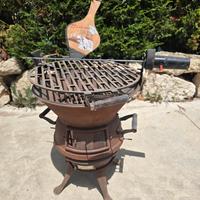 Barbecue vintage in ghisa Scheriff