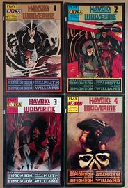 Fumetti comics anni 90 Havok e Wolverine completa