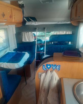 camper Mc Louis Lagan 420 mansardato 7 posti letto