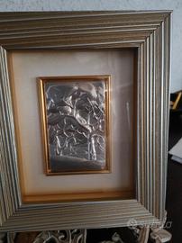 Opera di "Ottaviani 1945" su lastra in argento