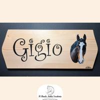 Targhe da box personalizzate per cavalli