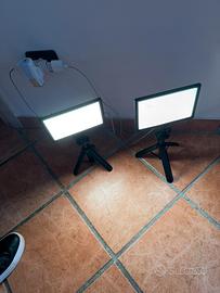 COPPIA LUCI LED NEEWER 9”
