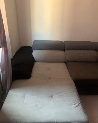 Divano letto con cheause lounge a detra