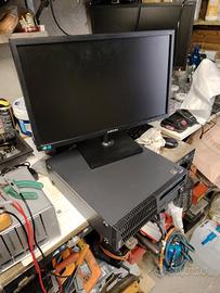 pc Lenovo +monitor Samsung
