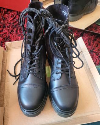 wrangler madison combat s black scarponcini nuovi