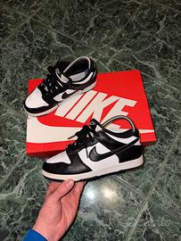 Nike dunk low nere bianche taglia 35 donna