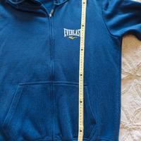 Felpa con zip nuova Everlast taglia S