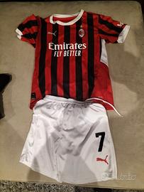 completo ragazzo milan