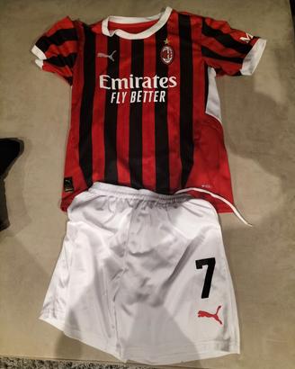 completo ragazzo milan
