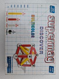 Supermag costruzioni magnetiche 33 pezzi