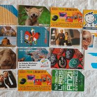 Schede telefoniche fine anni '90, varie.