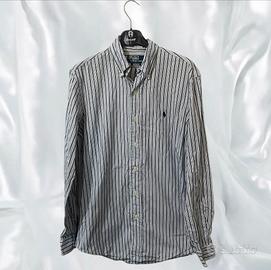 Camicia Polo Ralph Lauren blu e bianco,Taglia S
