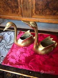 Oche in ottone colore oro (coppia)