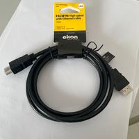 Cavo HDMI High Speed con Ethernet 1,5 m nuovo