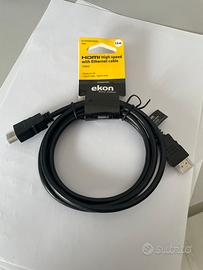 Cavo HDMI High Speed con Ethernet 1,5 m nuovo