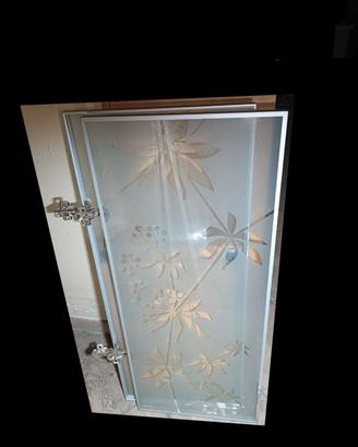 Ante Vetro Decorato Billy Ikea Coppia