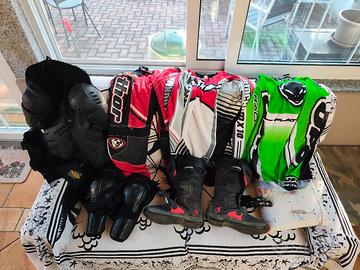 cross enduro moto abbigliamento protezioni 